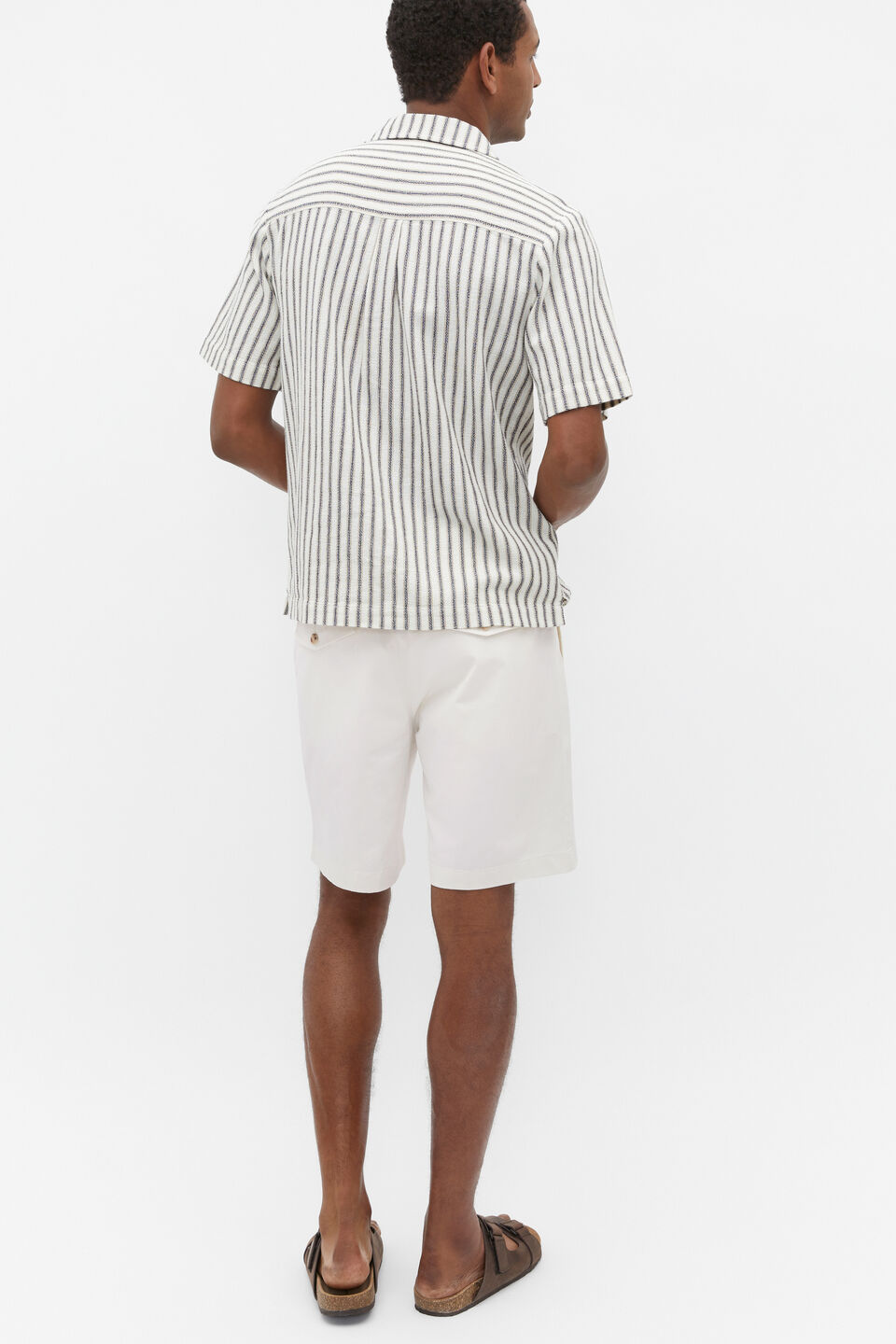 Textured Stripe Shirt  Chalk Multi