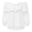 50's Frill Off Shoulder Top  1  hi-res