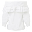 50's Frill Off Shoulder Top  1  hi-res