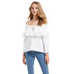 50's Frill Off Shoulder Top  1  hi-res