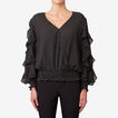 Textured Wrap Top    hi-res