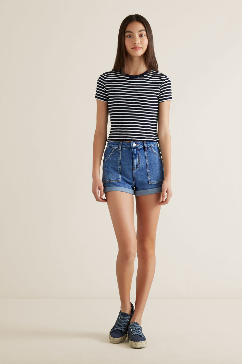 Boxy Crop Tee  