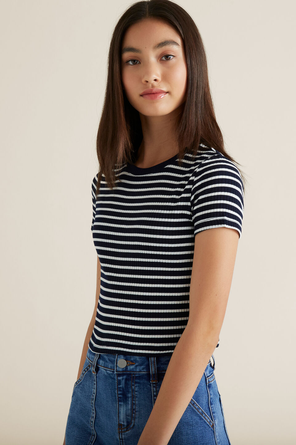 Boxy Crop Tee  