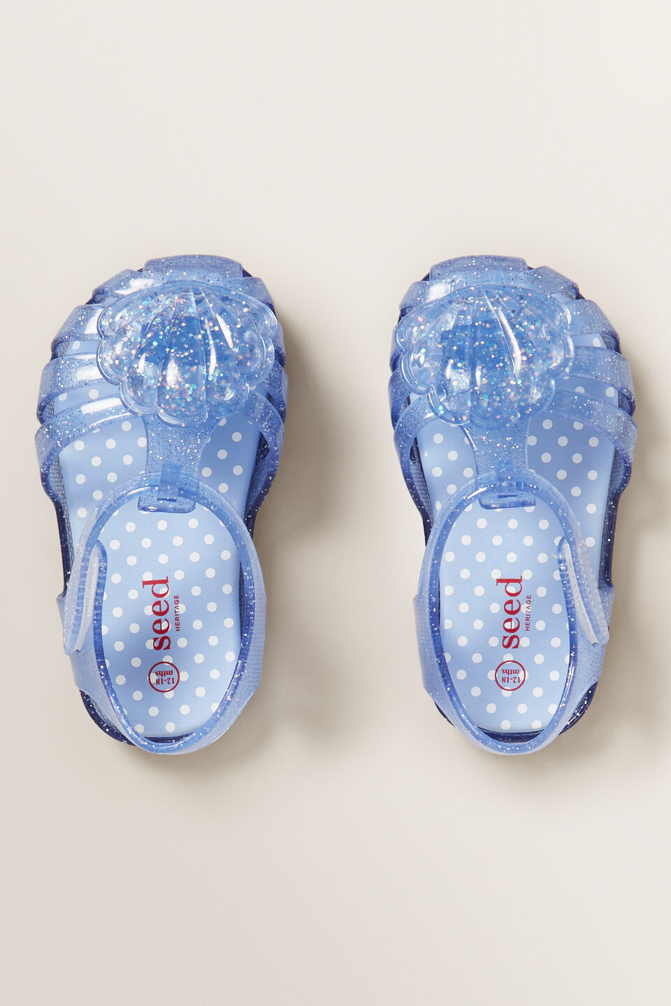 Shell Jelly Sandals  
