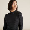 3/4 Sleeve High Neck Top    hi-res