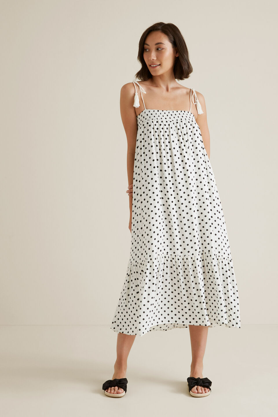 Crinkle Spot Dress  