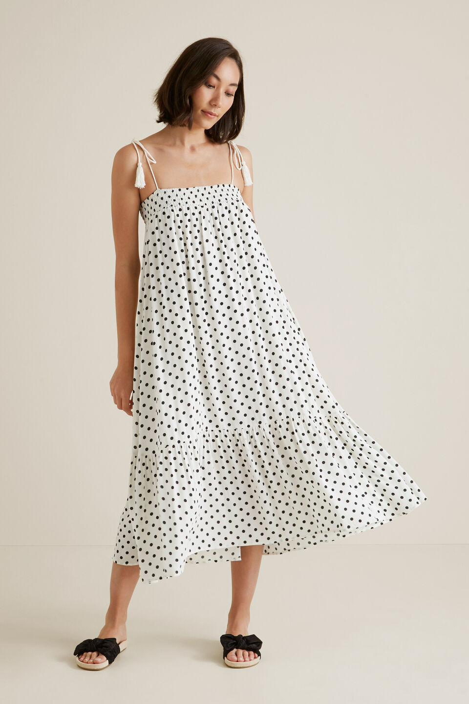Crinkle Spot Dress  