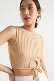 Keyhole Tie Tank  Light Chestnut  hi-res