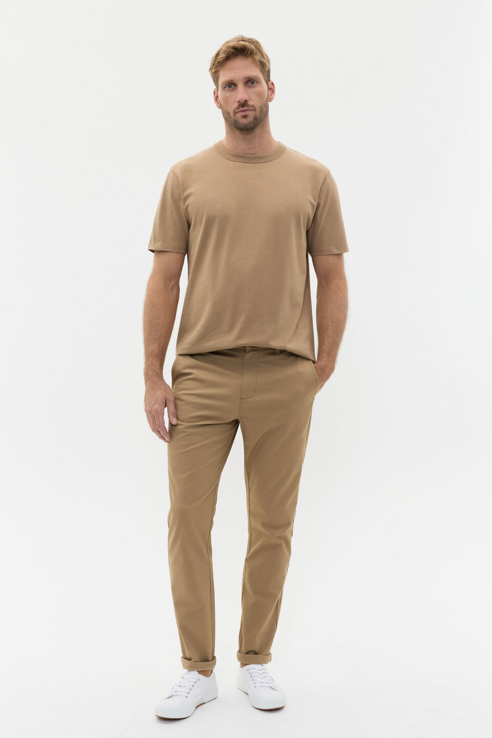 Crew Tee  Biscotti