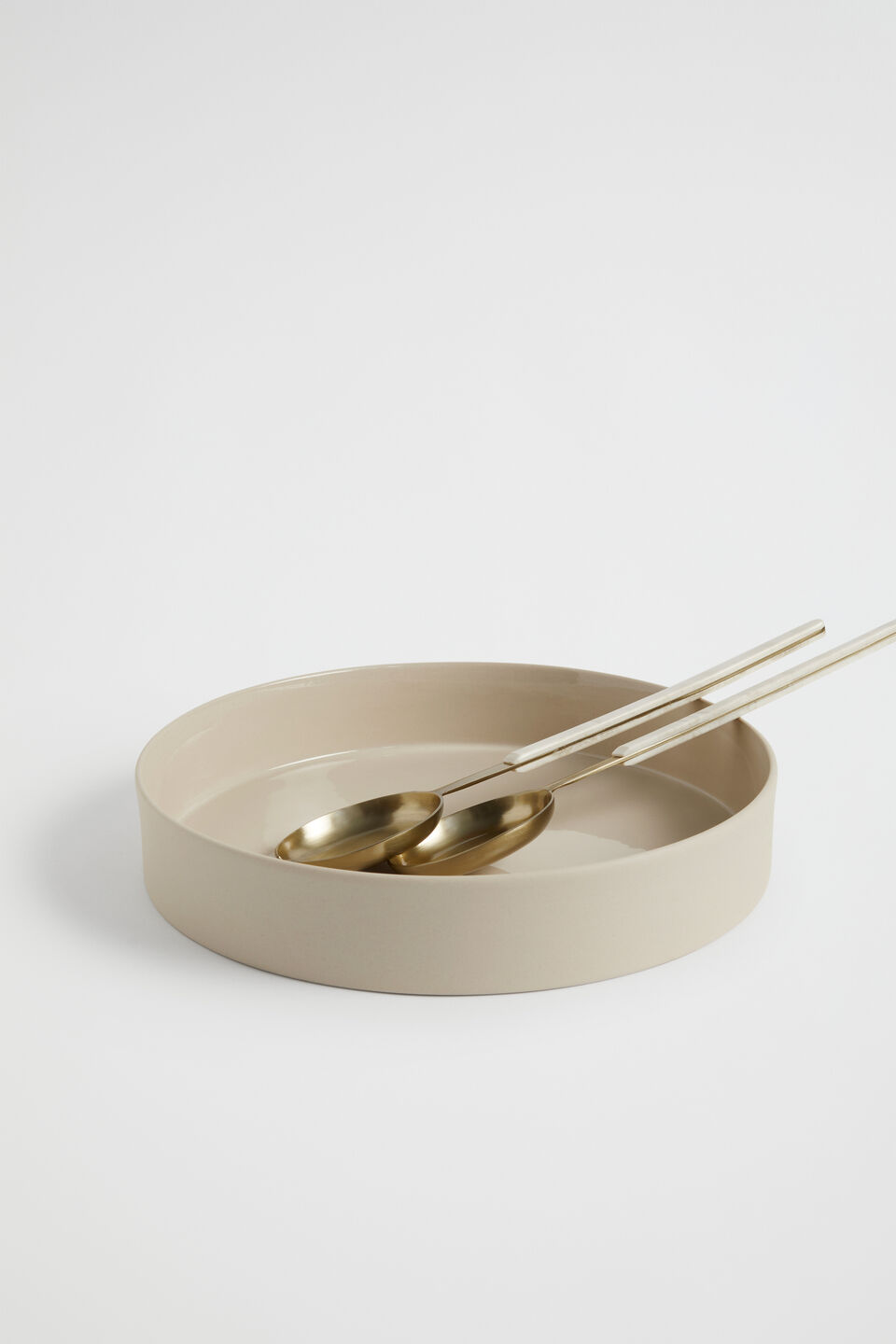 Ezra Serving Bowl  Cloud Cream