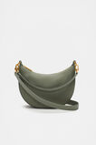Leather Crescent Crossbody Bag  Martini  hi-res