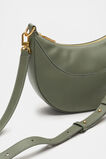 Leather Crescent Crossbody Bag  Martini  hi-res
