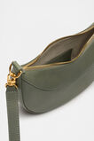 Leather Crescent Crossbody Bag  Martini  hi-res