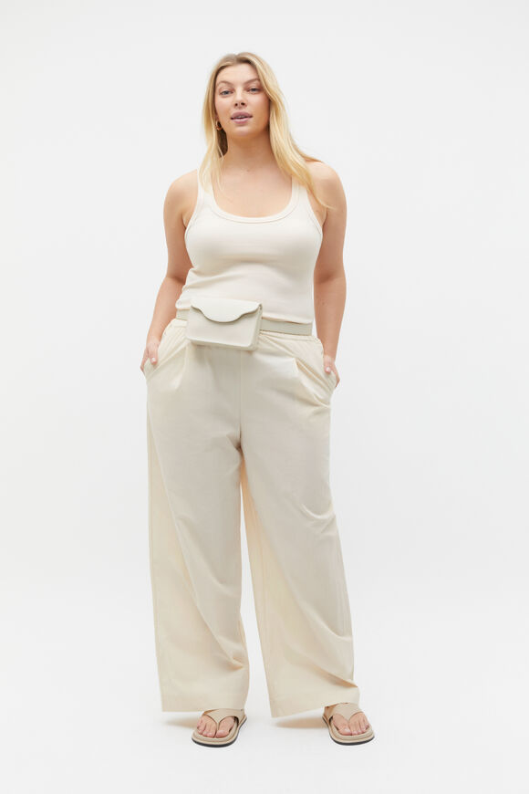 Wide Leg Drawstring Pant  Frappe  hi-res