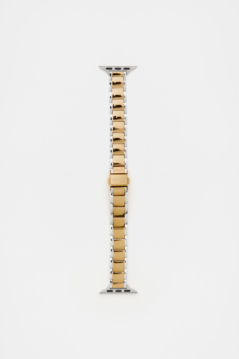 2 Tone Metal Watch Band  Gold Silver