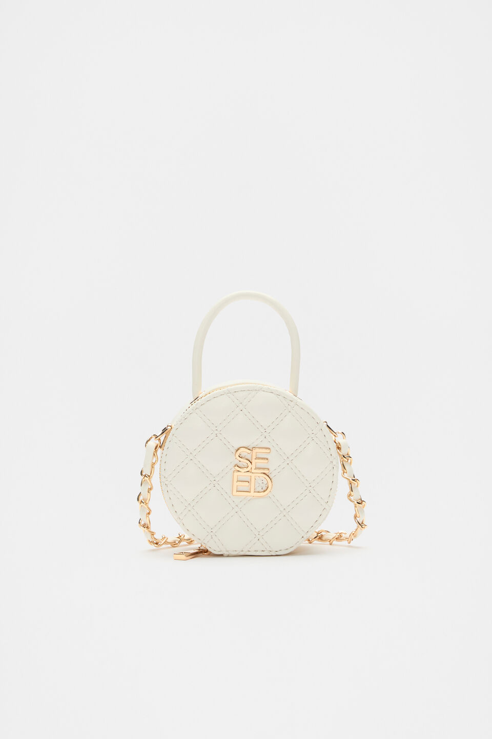 Mini Quilted Bag  Classic Cream