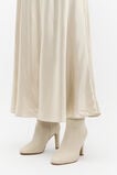 Satin Midi Swing Skirt  Oat  hi-res