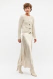 Satin Midi Swing Skirt  Oat  hi-res