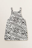 Zebra Denim Pinafore    hi-res