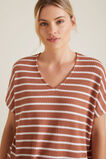 V Neck Textured Tee    hi-res