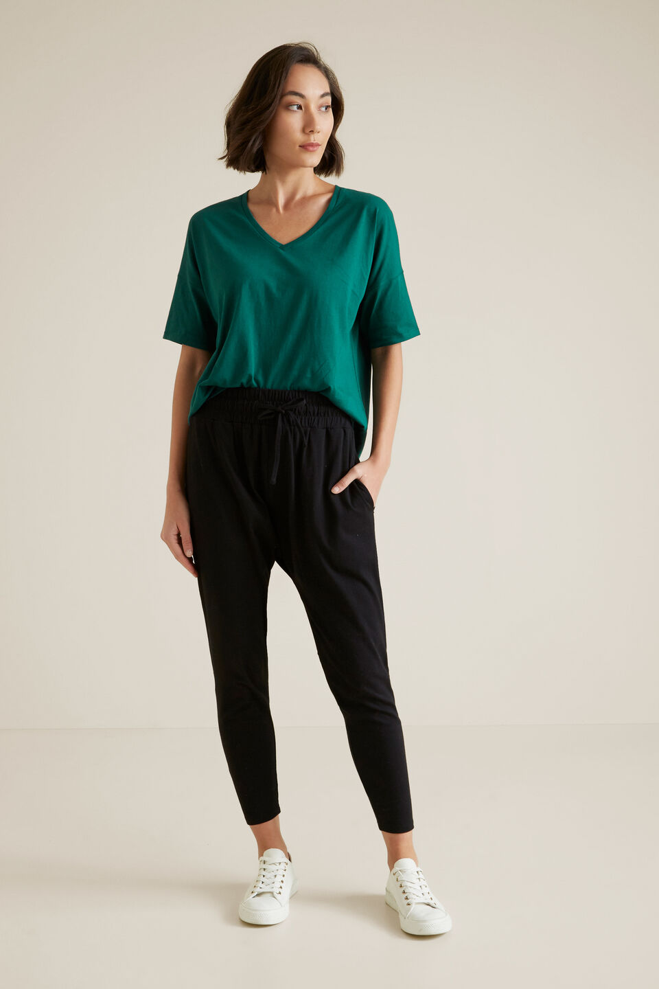 V Neck Easy Tee  