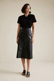 Leather Midi Skirt    hi-res