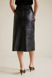 Leather Midi Skirt    hi-res