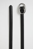 Carmen Oval Buckle Belt  Black  hi-res