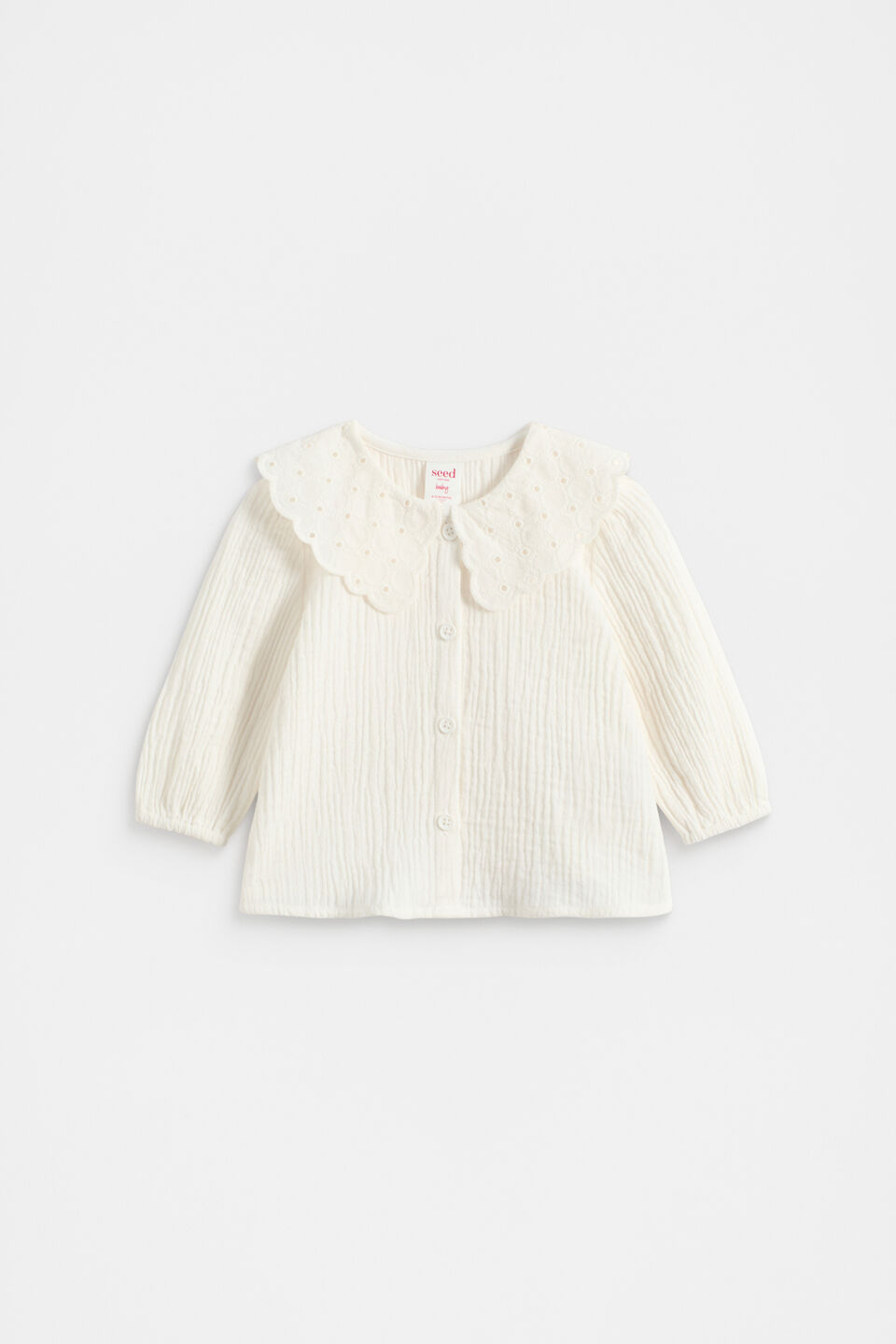 Broderie Shirt  Milk