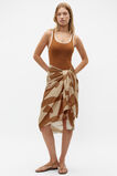 Geo Print Sarong  Cinnamon Spice  hi-res