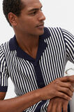 Textured Button Down Knit  Midnight Stripe  hi-res