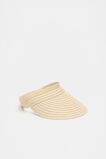 Woven Wrap Visor  Natural  hi-res