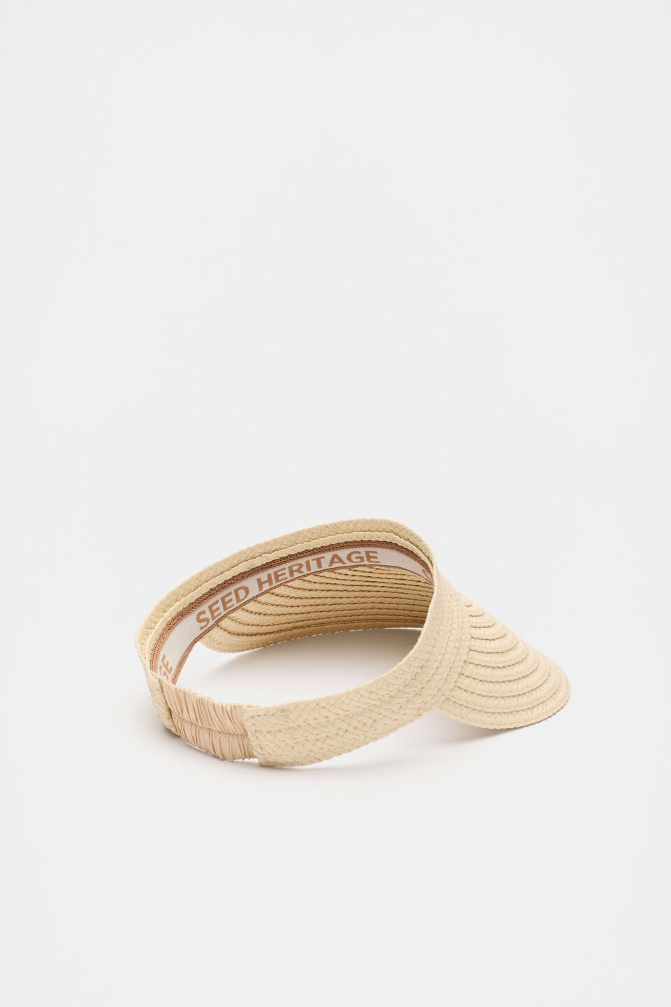 Woven Wrap Visor  Natural