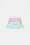 Colourblock Bucket Hat  Soft Lilac  hi-res