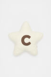 Star Initial Cushion  C  hi-res