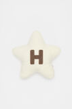 Star Initial Cushion  H  hi-res