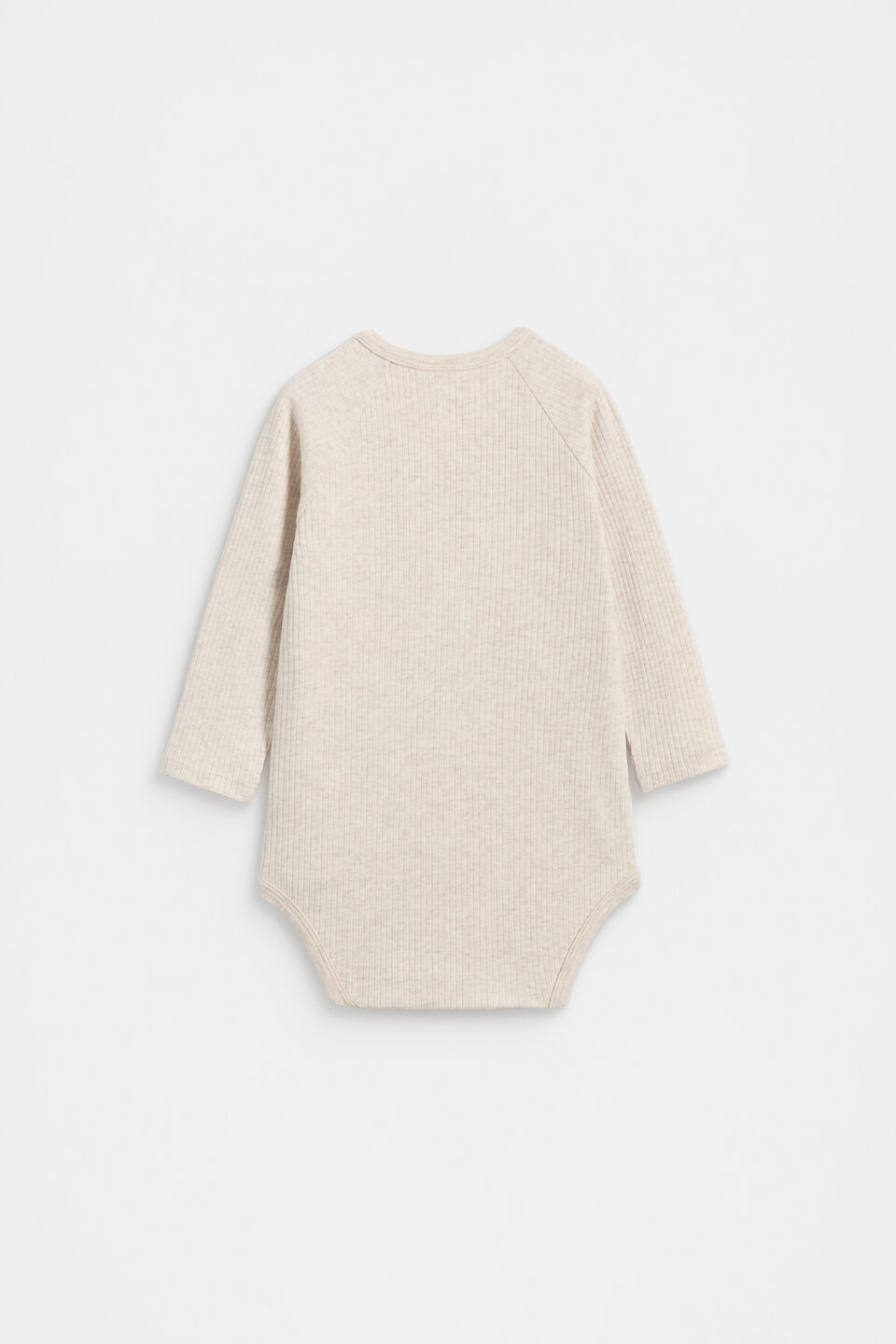 Logo Wrap Bodysuit  Cream Marle