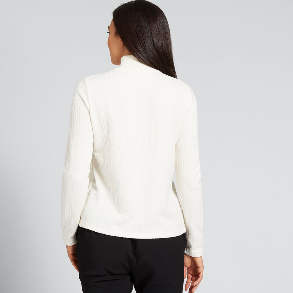 Textured High Neck Top  