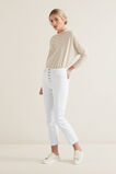 Mock Neck Slub Top    hi-res