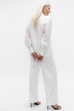 Oversized Semi Sheer Shirt  Cloud Cream  hi-res