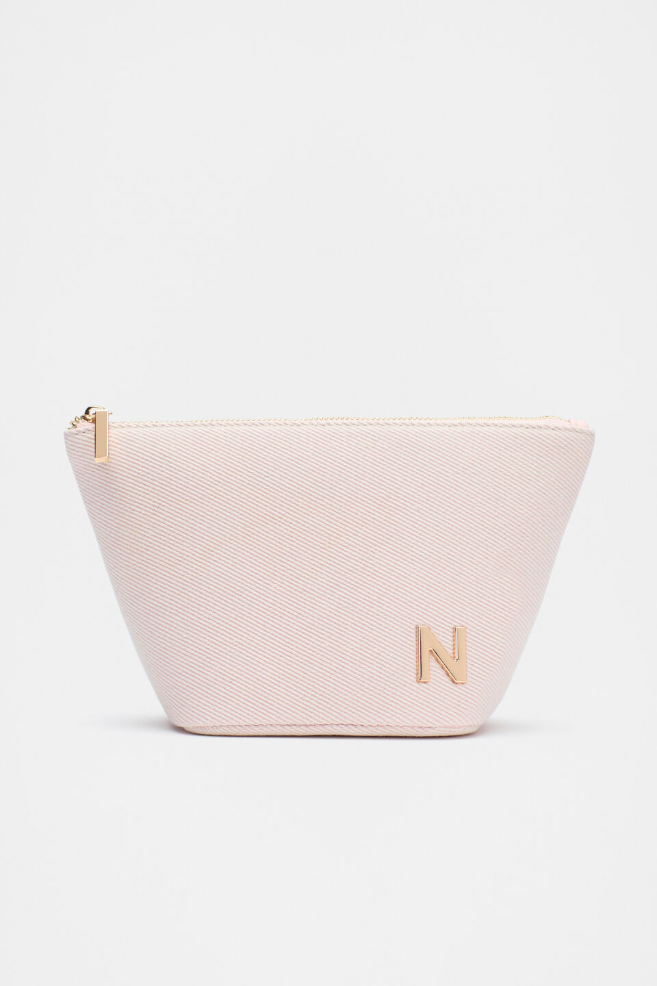 Initials Cos Bag Rose Petal  N