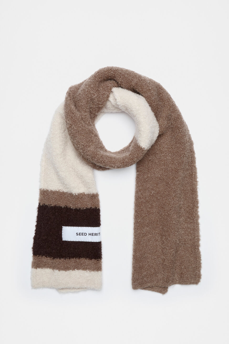 Colour Block Scarf  Cookie Multi