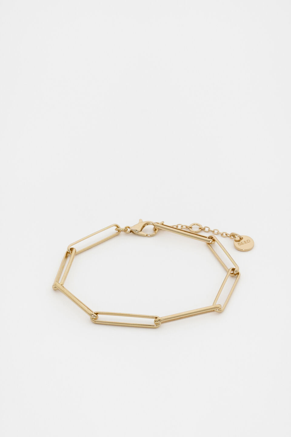 Long Link Bracelet  Gold