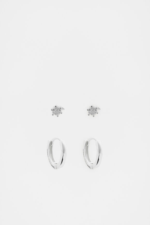 925 Earring Set  Silver  hi-res