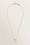 Initial Pearl Necklace    hi-res