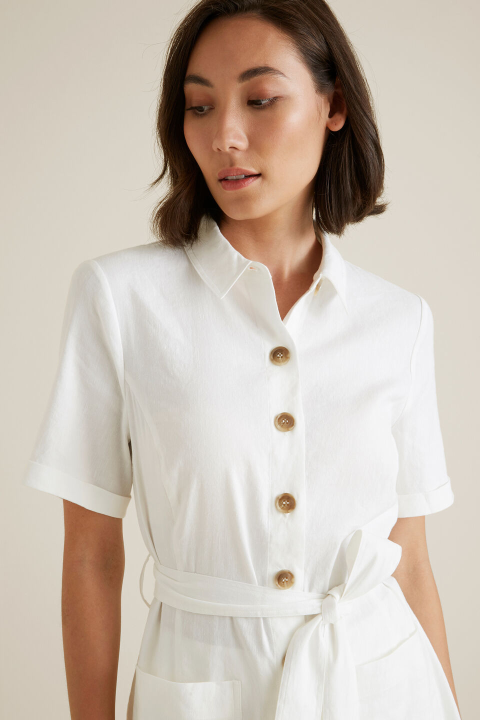 Belted 70's Shirt  