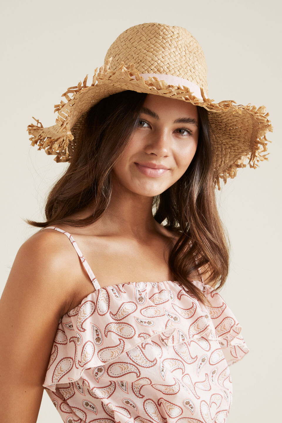 Frayed Edge Hat  