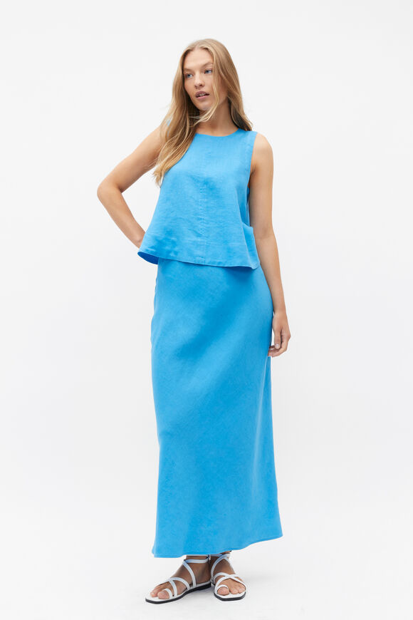 Core Linen Shell Top  Amalfi  hi-res