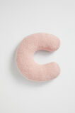 Teddy Initial Cushion Dusty Rose  C  hi-res