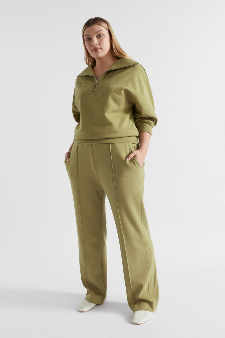 Double Knit Jogger  Pistachio